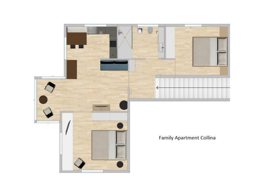 Apartment Cesa Collina Ортизеи Экстерьер фото